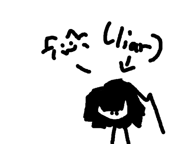 "liar" with an arrow pointing to nymsalt; a cat is colon three'ing on the side