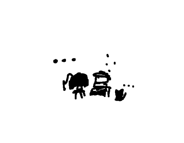 nymsalt (human) and pepper (cat) looking at a saucepan on the stove, facing away from the camera